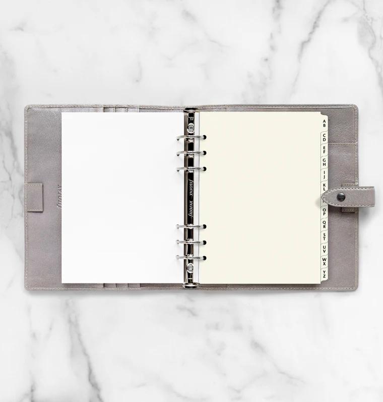 Cotton Cream A-Z Dividers - A5 - Image 4