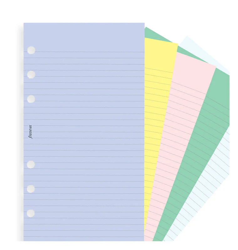 Assorted Colored Notepaper, Plain And Ruled Value Pack Refill - Personal - Image 4
