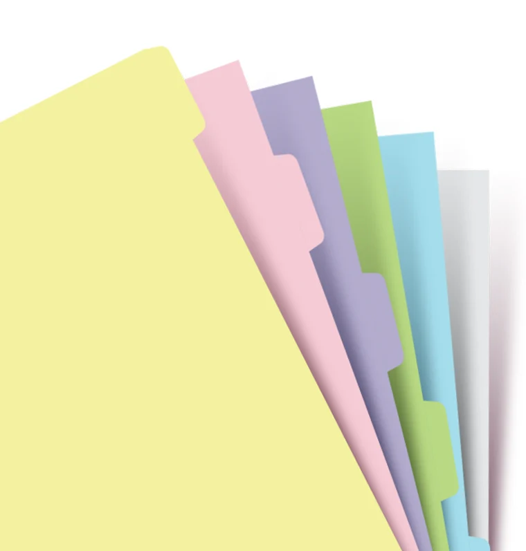 Pastel Six Tabs Dividers - Personal - Image 3