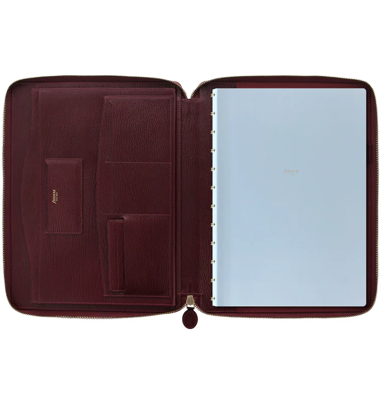 Chester A4 Zip Leather Writing Folio - Image 10