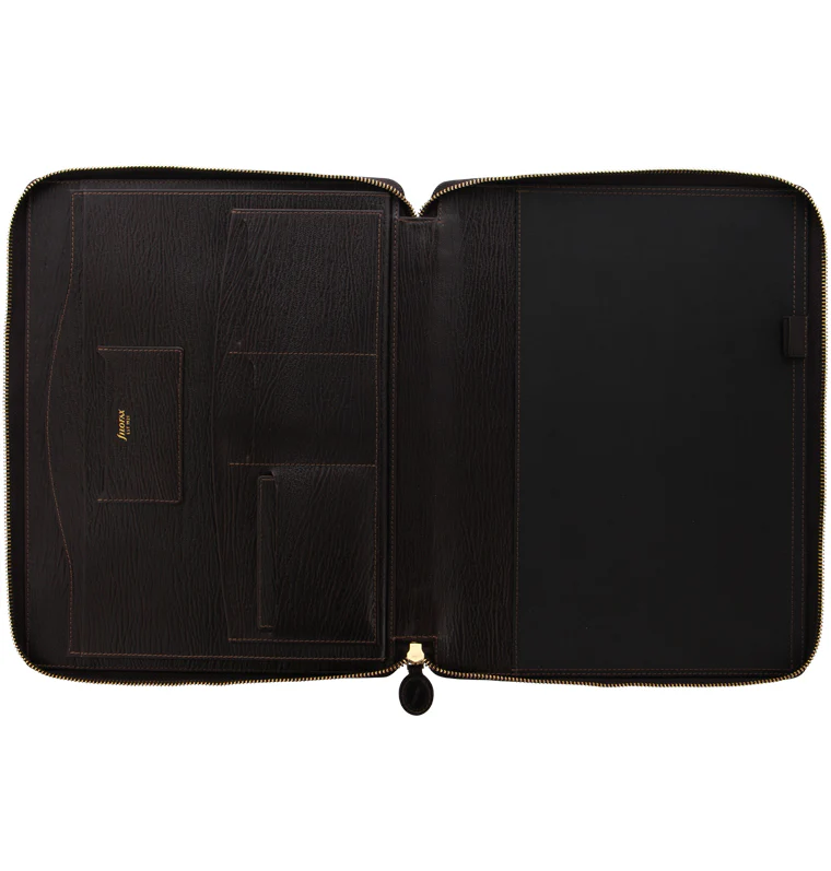 Chester A4 Zip Leather Writing Folio - Image 6