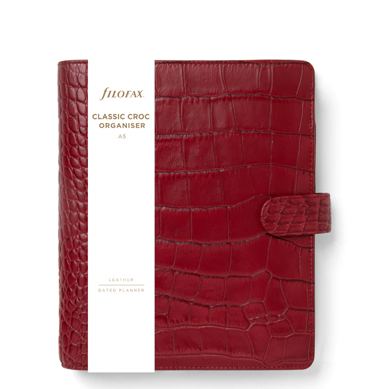Classic Croc A5 Leather Organizer - Image 12