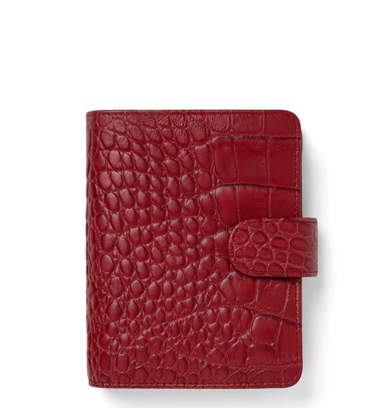 Classic Croc Pocket Leather Organizer