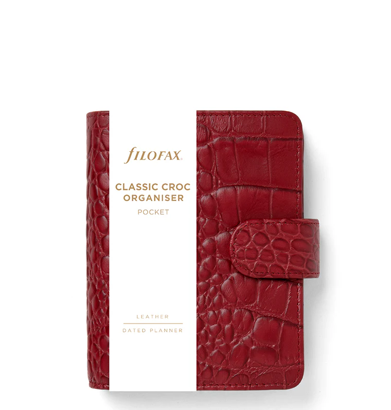 Classic Croc Pocket Leather Organizer - Image 14