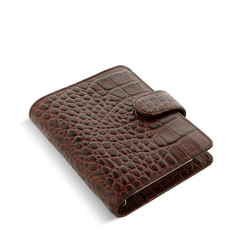 Classic Croc Pocket Leather Organizer - Image 3