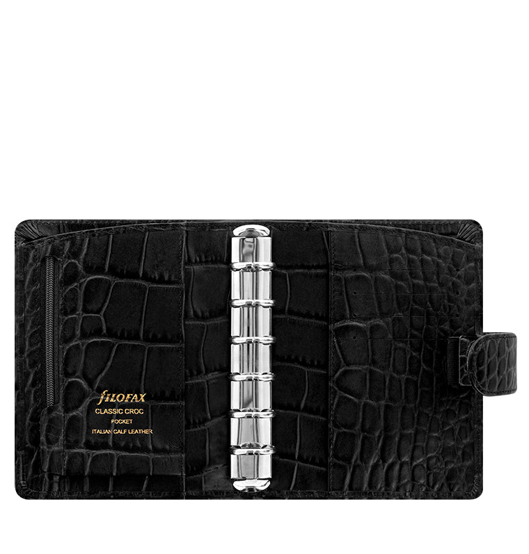Classic Croc Pocket Leather Organizer - Image 8