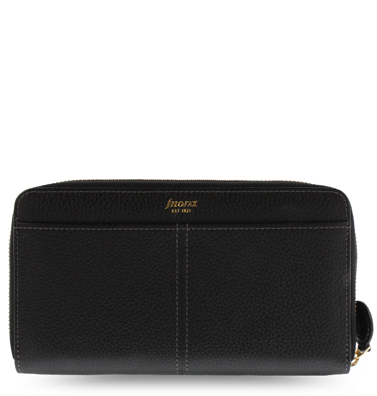 Classic Stitch Soft Large Zip Leather Wallet - Image 3