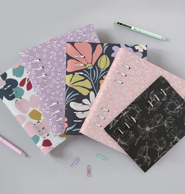 Clipbook Floral A5 Organizer - Image 32