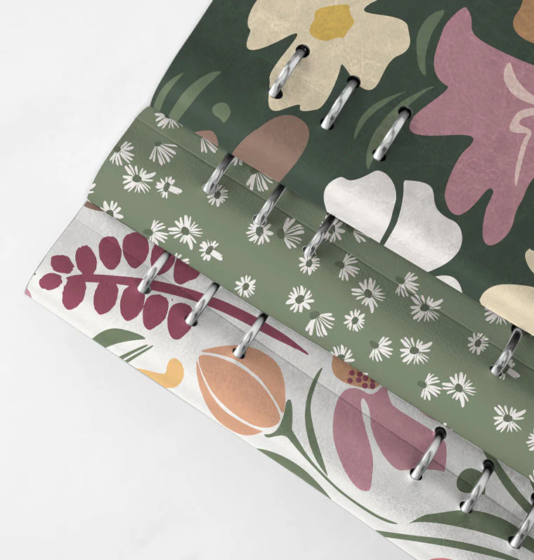 Clipbook Floral A5 Organizer - Image 54
