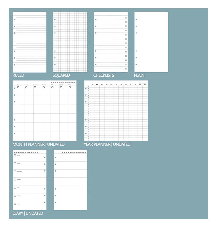 Clipbook Floral Personal Organizer - Image 26