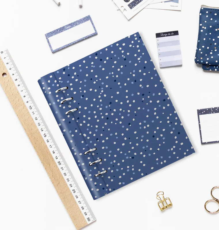 Clipbook Indigo A5 Organizer - Image 3