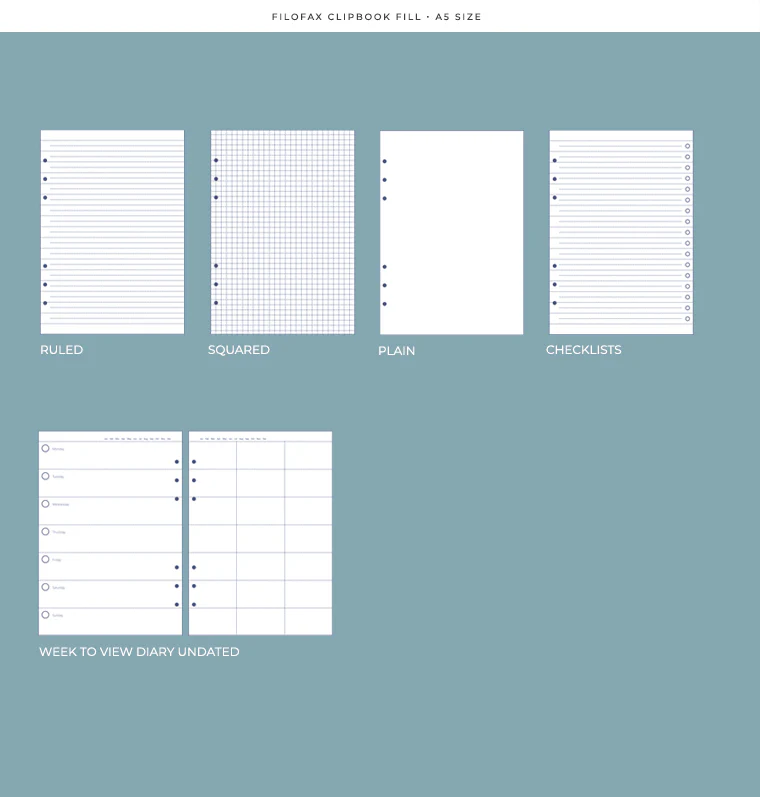Clipbook Floral A5 Organizer - Image 36