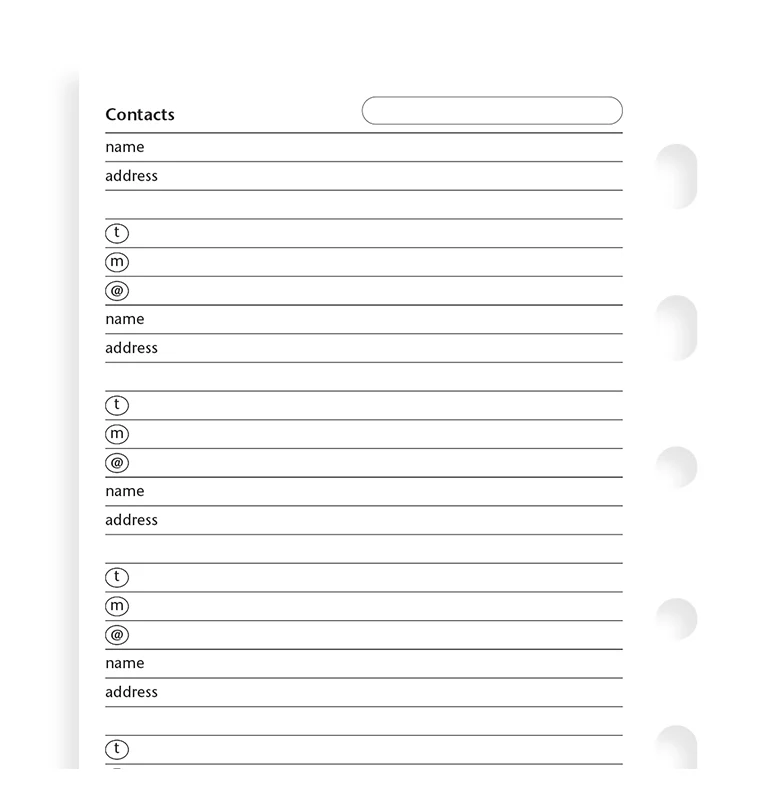 Contacts Refill - Pocket - Image 4