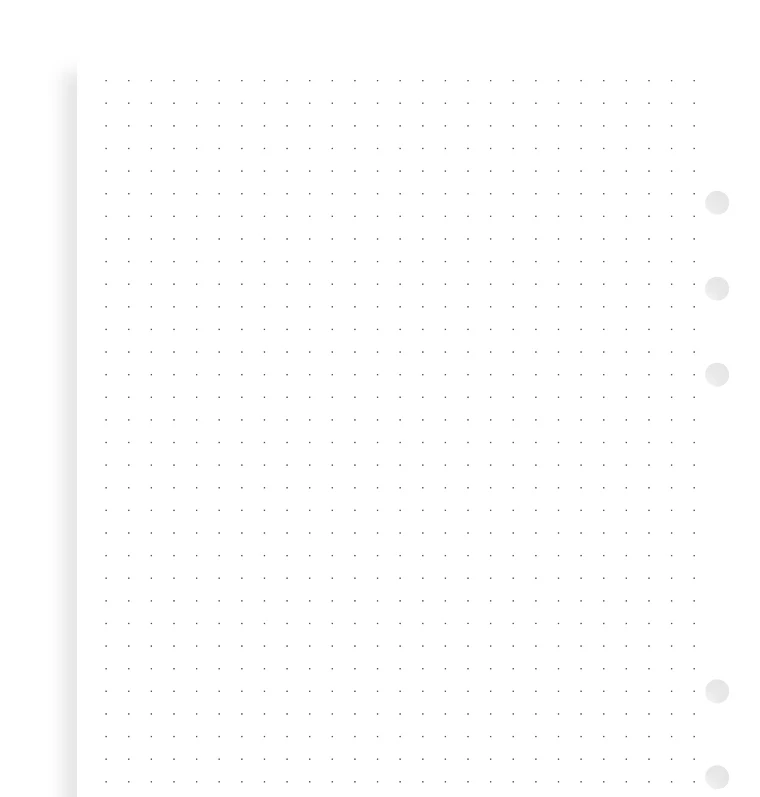 Dotted Journal Refill - A5 - Image 4
