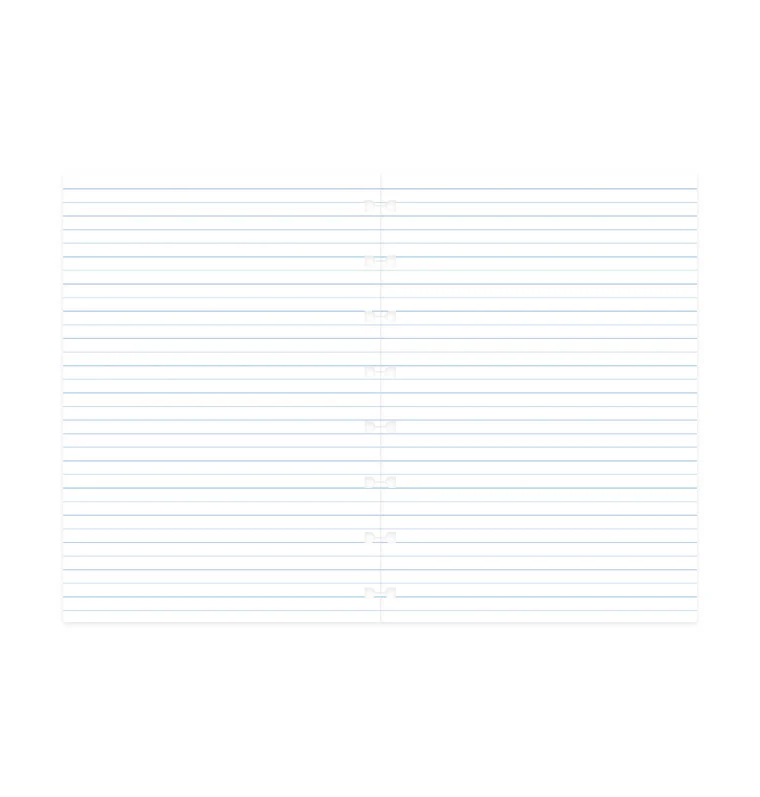 Filofax Notebook Ruled Paper Refill - A5 - White paper - Image 4