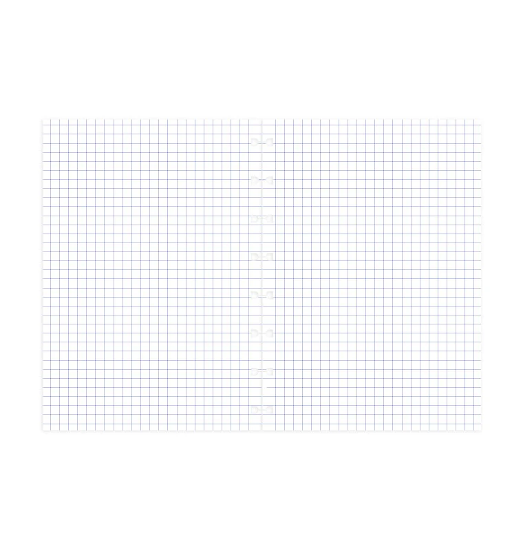 Filofax Notebook Squared Paper Refill - A5 - White paper - Image 3