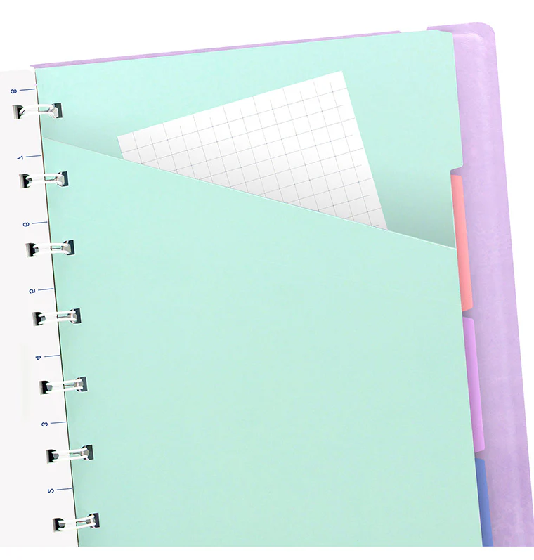 Classic Pastels A5 Dotted Paper Refillable Notebook - Image 10