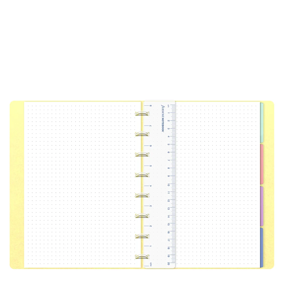 Classic Pastels A5 Dotted Paper Refillable Notebook - Image 5