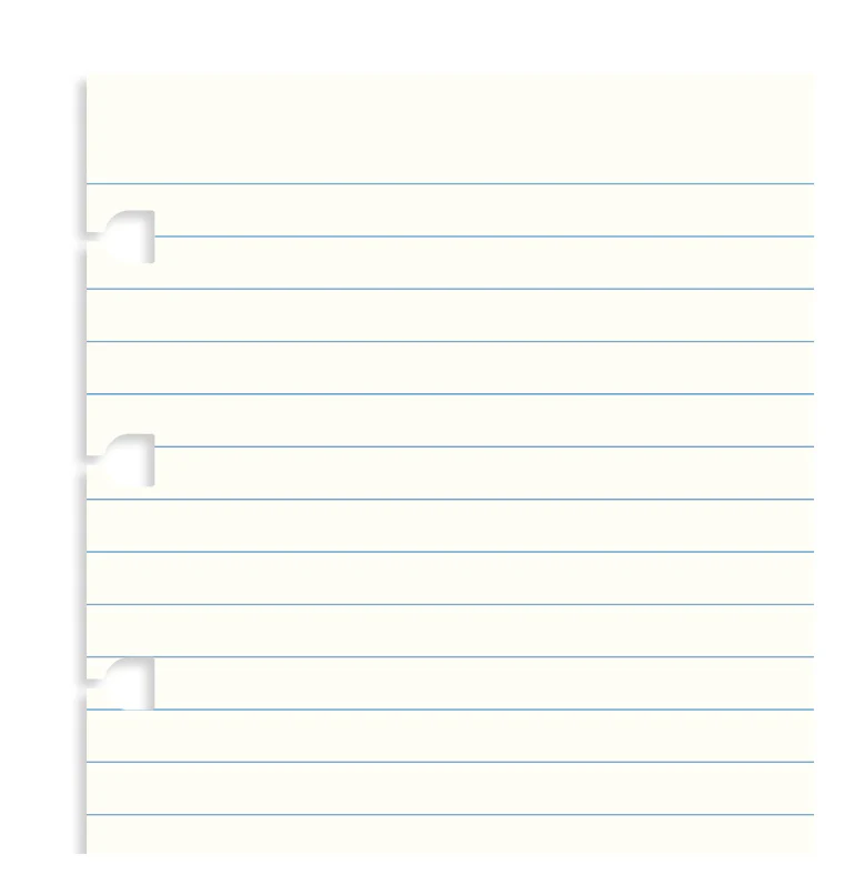 Filofax Notebook Ruled Paper Refill - Letter - Image 5