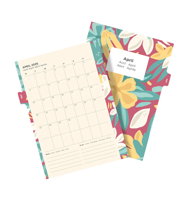 Floral Illustrated Diary Refill Pack A5 2026 Multilanguage - Image 8