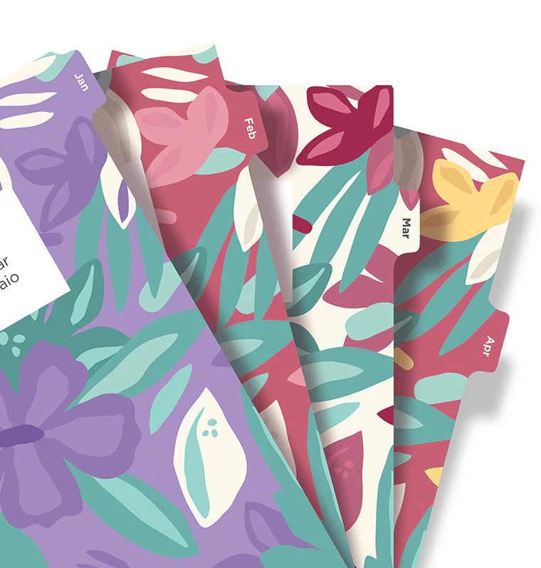 Floral Illustrated Diary Refill Pack A5 2026 Multilanguage - Image 9