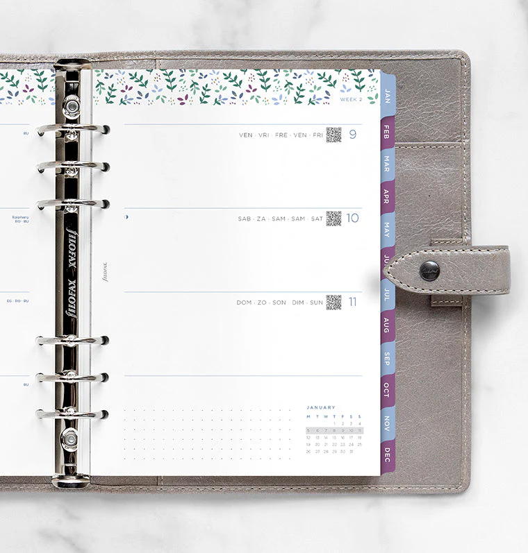 Garden Week On Two Pages Diary - A5 2026 Multilanguage - Image 2