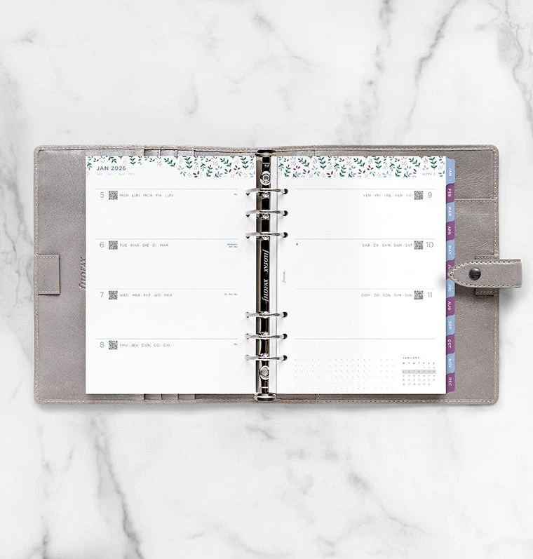 Garden Week On Two Pages Diary - A5 2026 Multilanguage - Image 3