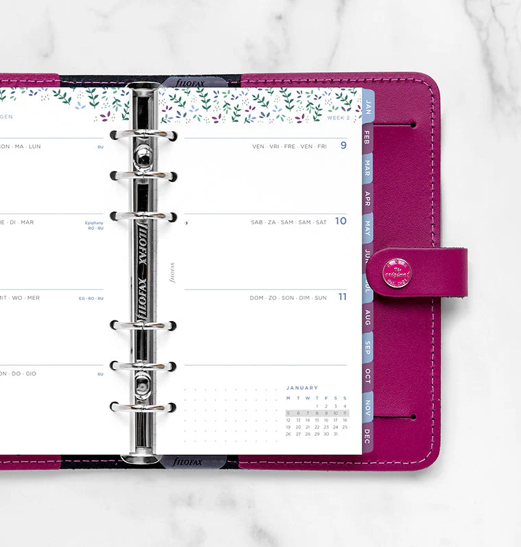Garden Week On Two Pages Diary - Personal 2026 Multilanguage - Image 2
