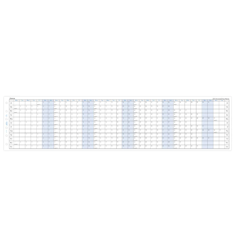 Horizontal Year Planner - Pocket 2027 - Image 4