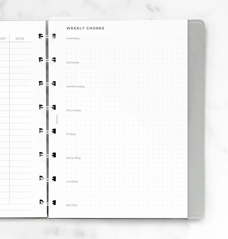 Household Planner Notebook Refill - A5 - Image 2