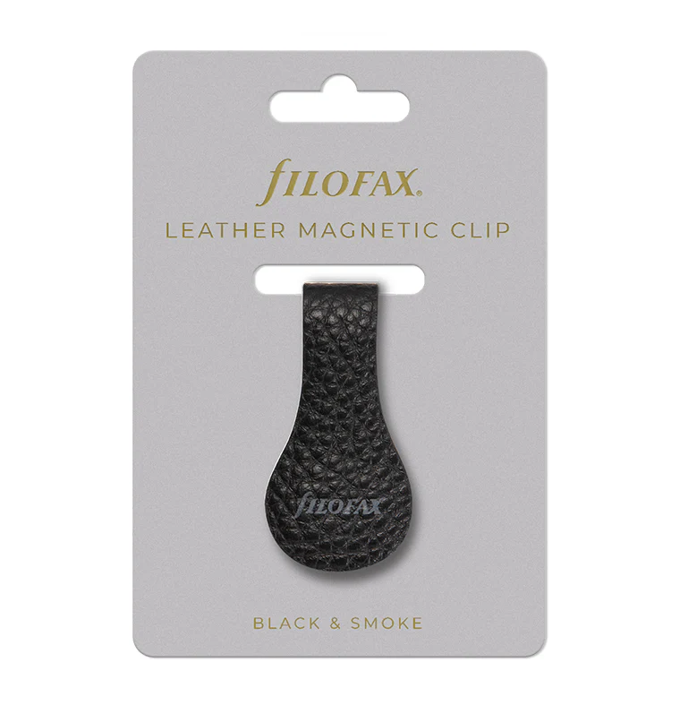 Leather Magnetic Clip Black & Smoke - Image 4