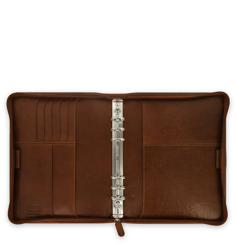 Lockwood Zip A5 Leather Organizer - Image 3