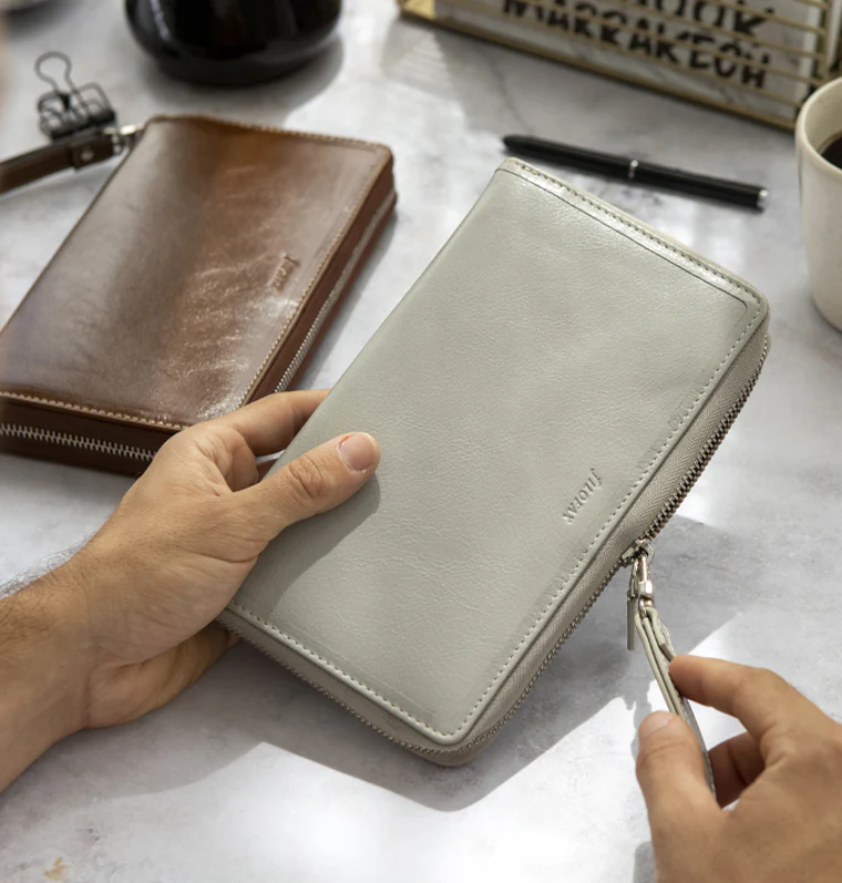 Malden Personal Compact Zip Leather Organizer - Image 24
