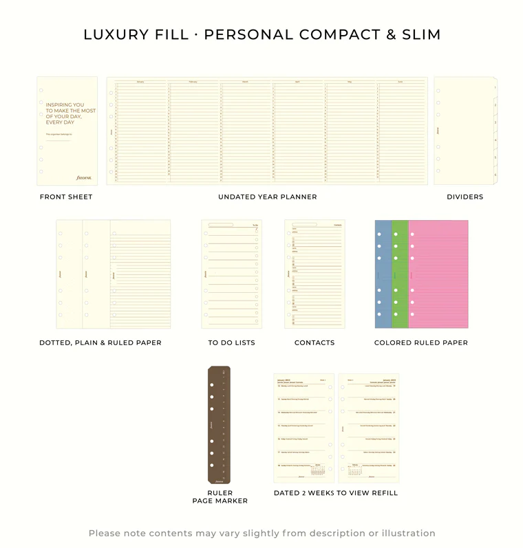 Malden Personal Compact Zip Leather Organizer - Image 29