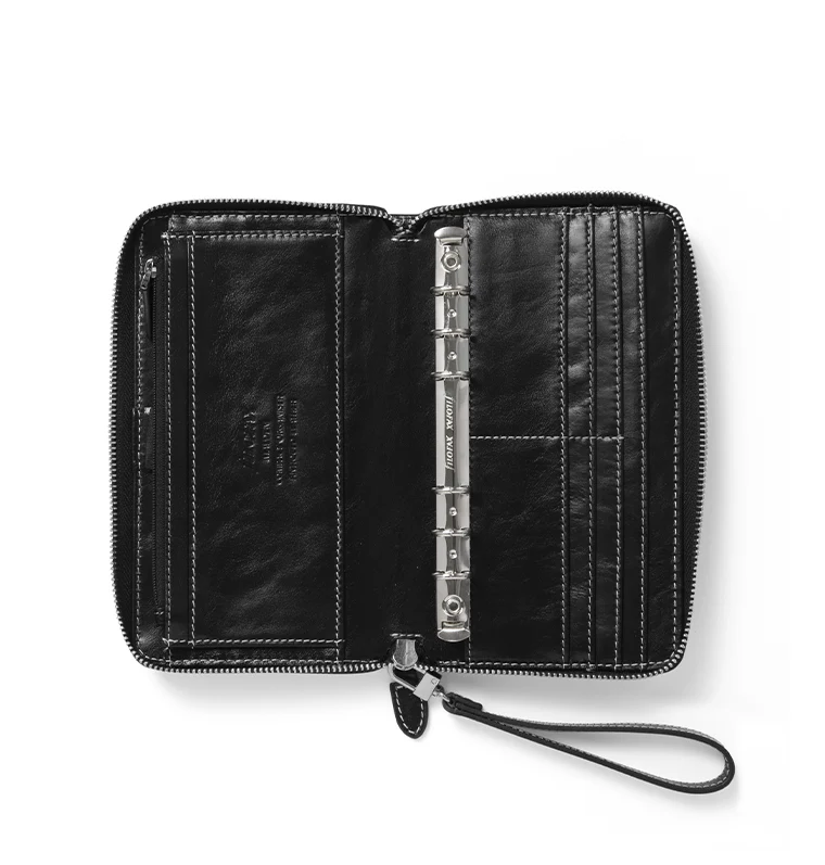Malden Personal Compact Zip Leather Organizer - Image 5