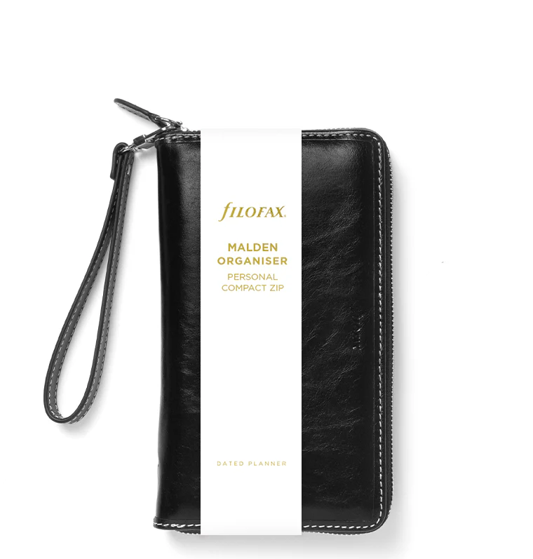 Malden Personal Compact Zip Leather Organizer - Image 6