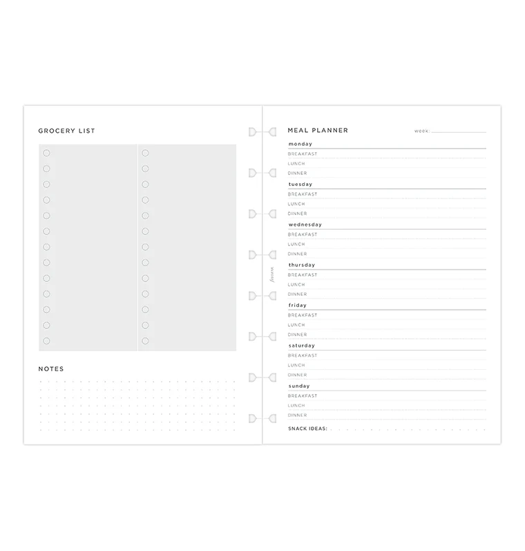 Meal Planner Notebook Refill - A5 - Image 5