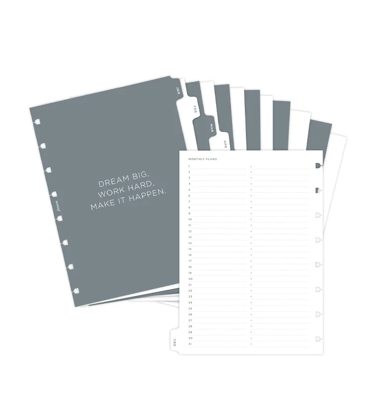 Minimal Monthly A5 Notebook Dividers - Image 2
