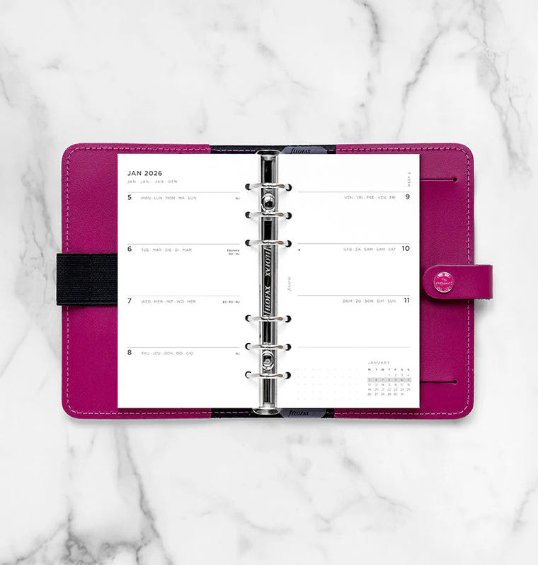 Minimal Week On Two Pages Diary - Personal 2026 Multilanguage - Image 3