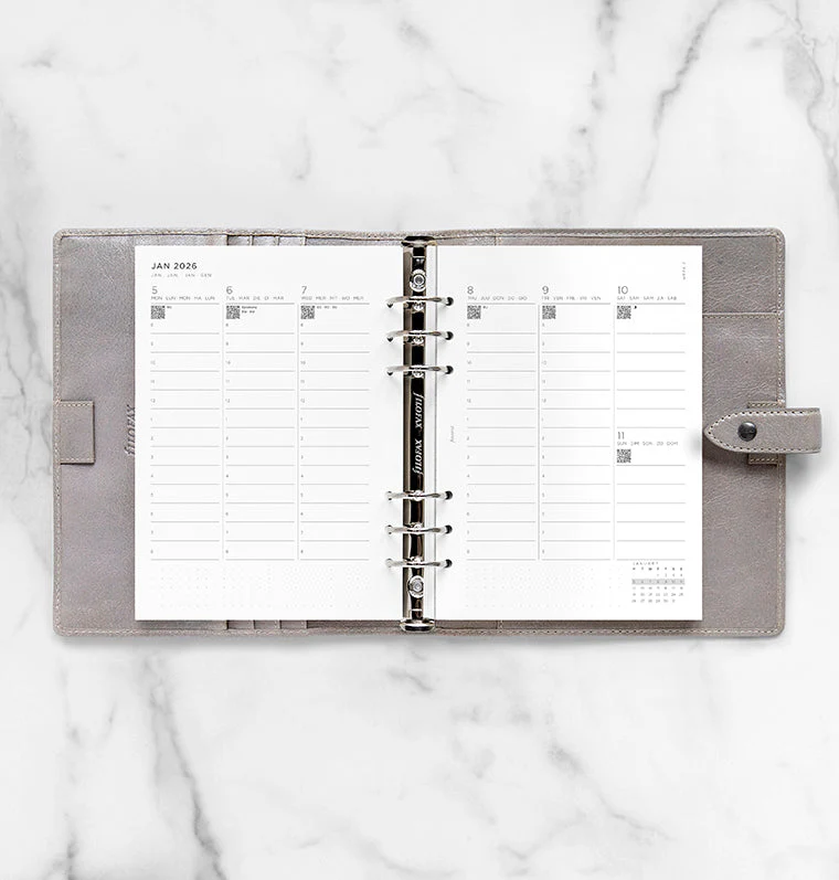 Minimal Week On Two Pages Vertical Diary - A5 2026 Multilanguage - Image 3