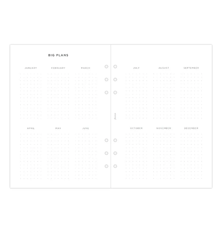 Minimal Week On Two Pages Vertical Diary - A5 2026 Multilanguage - Image 5