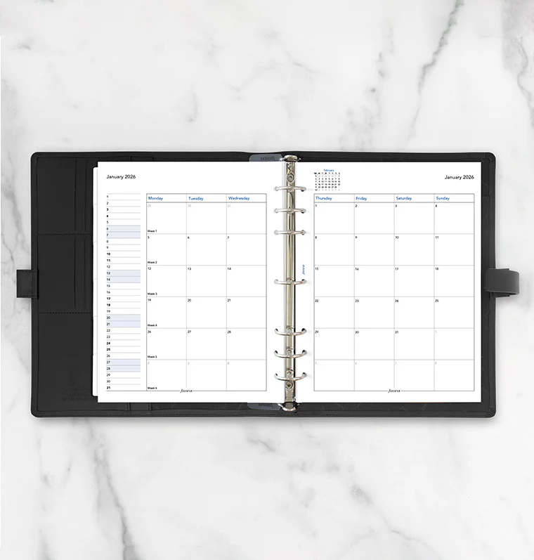 Month On Two Pages Diary - Letter 2026 English - Image 3