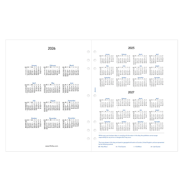 Month On Two Pages Diary - Letter 2026 English - Image 4