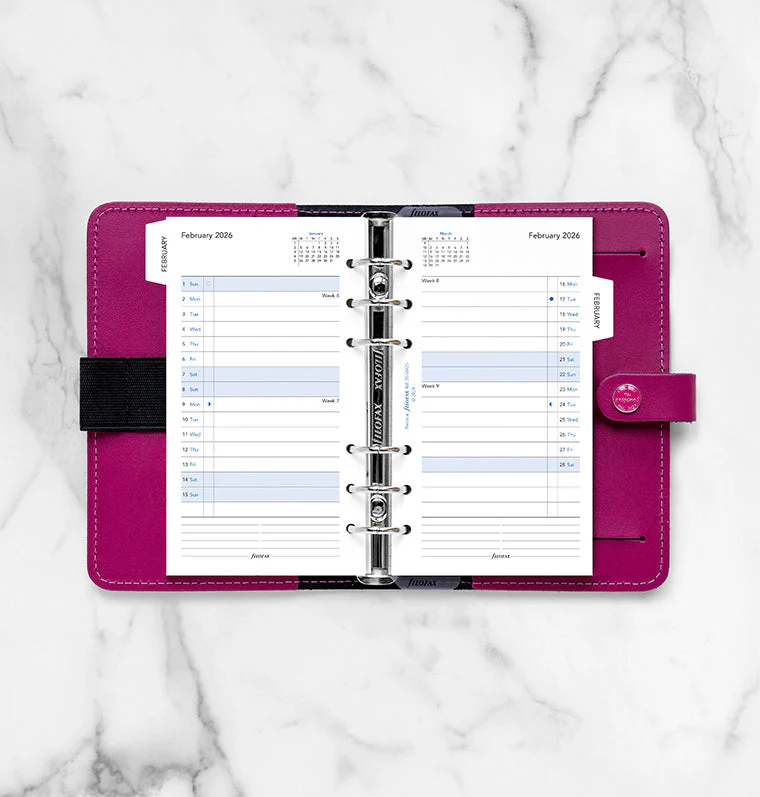 Month On Two Pages Diary With Tabs - Personal 2026 English - Image 3