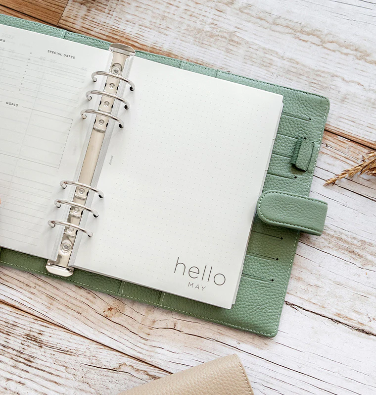 Norfolk A5 Leather Organizer - Image 8