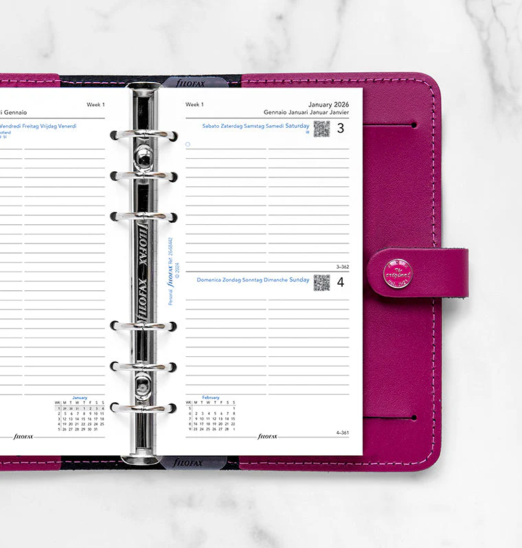 One Day On A Page Diary With Appointments - Personal 2026 Multilanguage - Image 2