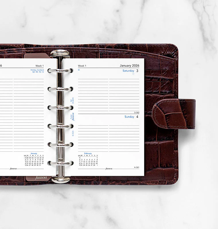 One Day On A Page Diary With Appointments - Pocket 2026 English - Image 2
