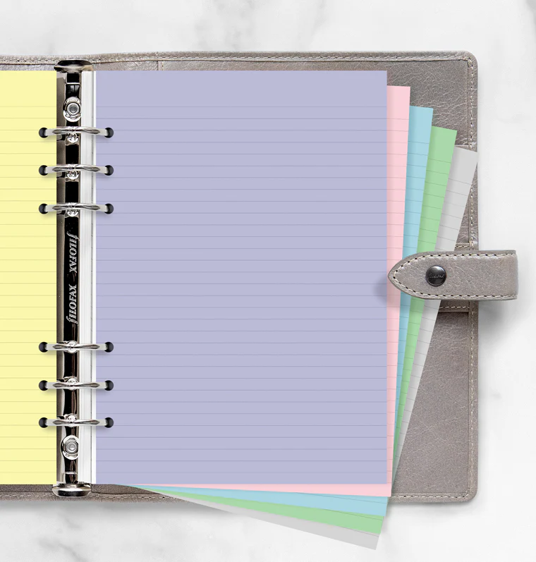 Pastel Ruled Notepaper Refill - A5 - Image 2