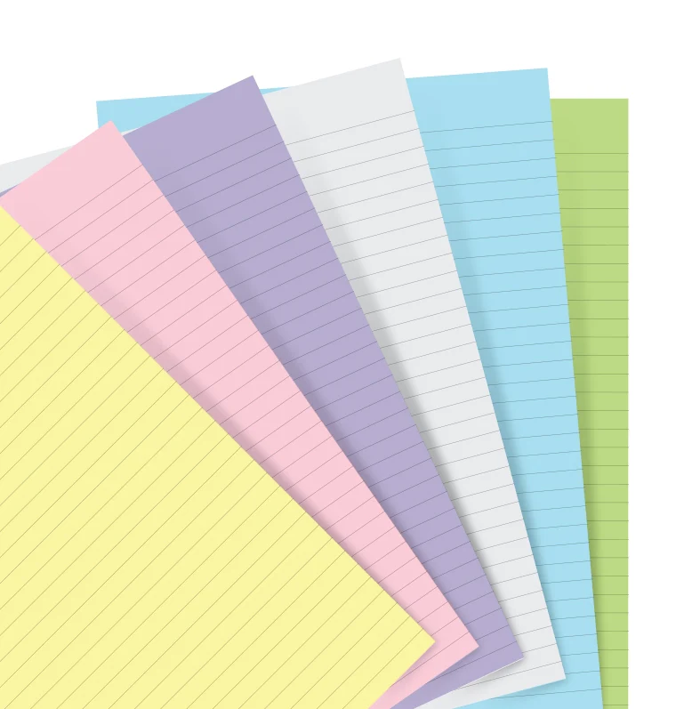 Pastel Ruled Notepaper Refill - A5 - Image 4