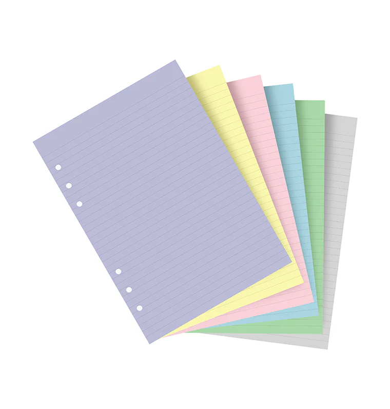 Pastel Ruled Notepaper Refill - A5 - Image 5